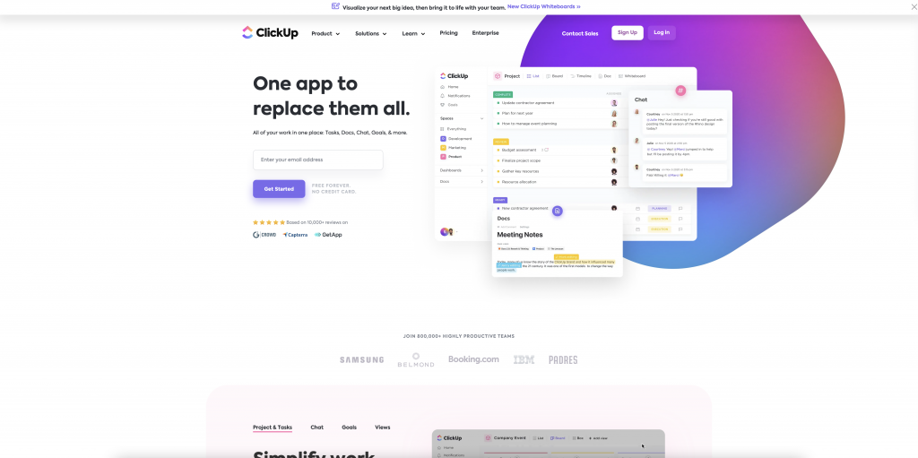 ClickUp, another of our favourite tool for our business!