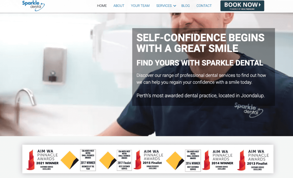 Sparkle Dental awards