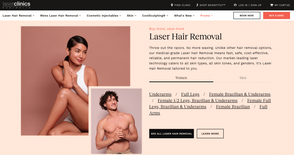 Laser Clinics Australia services
