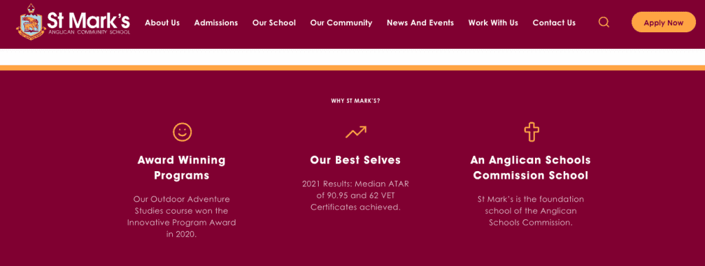 St Mark's differentiators