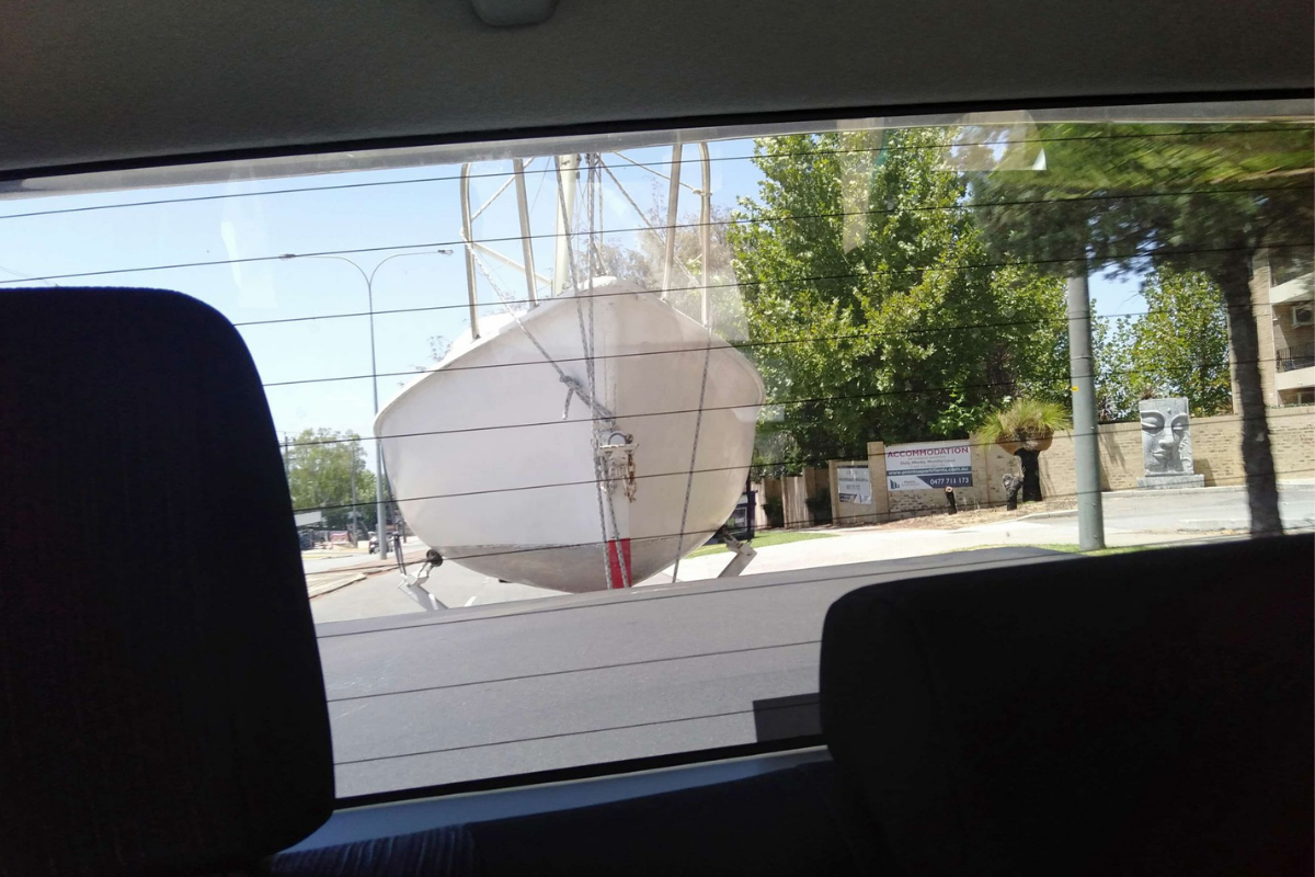 towing a boat Red Platypus